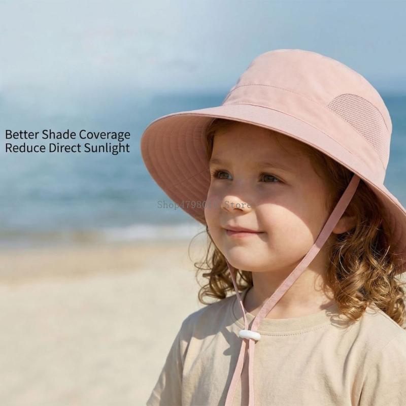 Outdoor Adventure Girls - Toddler Summer Hat Wide Brimmed Design