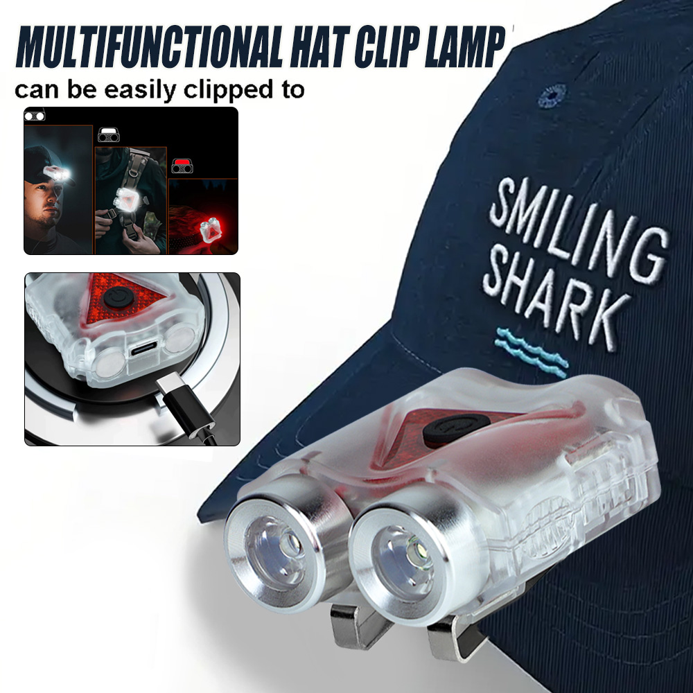 Outdoor Adventures - Rechargeable Hands-Free Led Headlamp,Waterproof Keychain Magnet