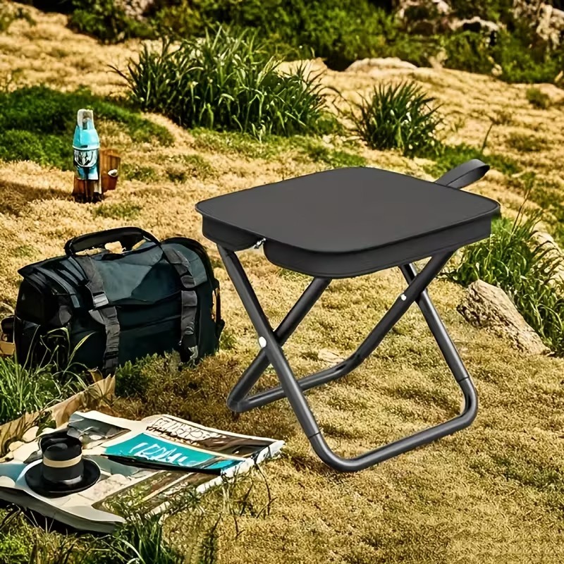 Outdoor Adventure Kit - Portable Foldable Backpack Stool Lightweight Camping