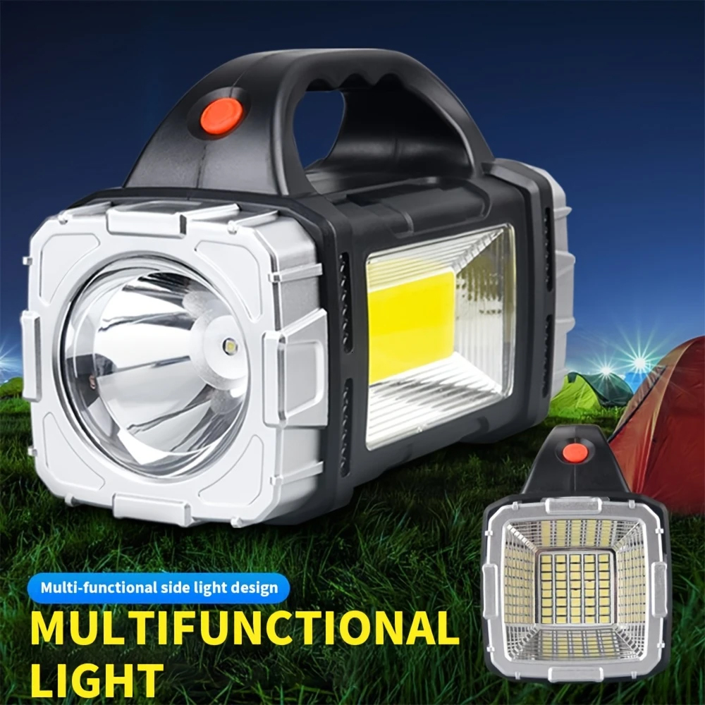 Outdoor Adventures - Portable Powerful USB Rechargeable Flashlight Solar