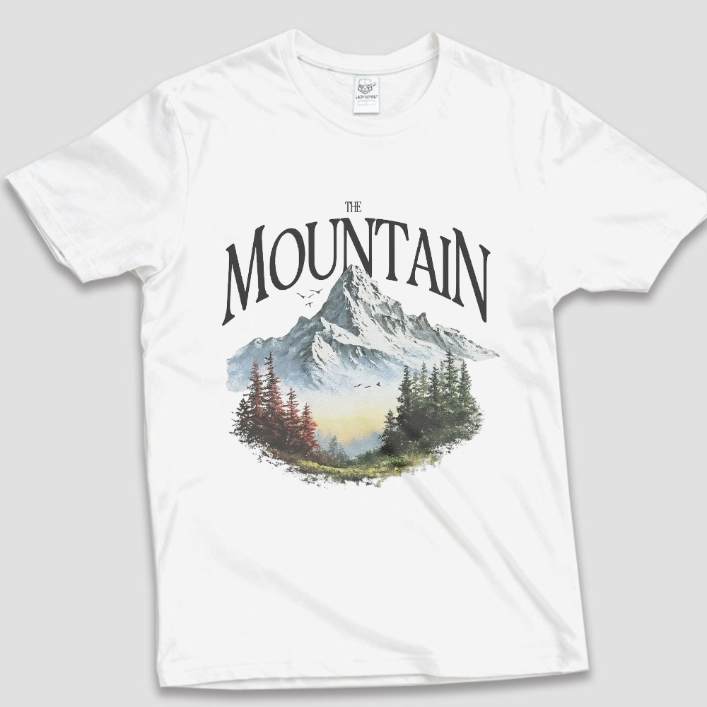 The Mountain Graphic Tee Snow  - огляд і ціна Outdoor Adventure Enthusiast