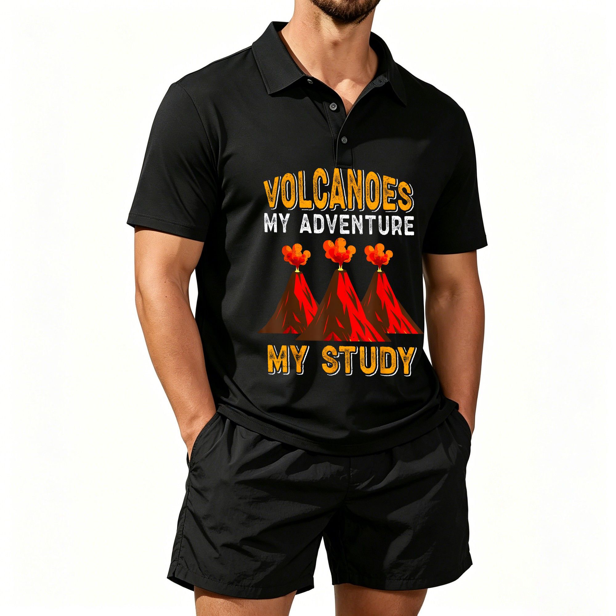 Men's Short-Sleeved Polo Shirt - огляд і ціна Outdoor Adventures
