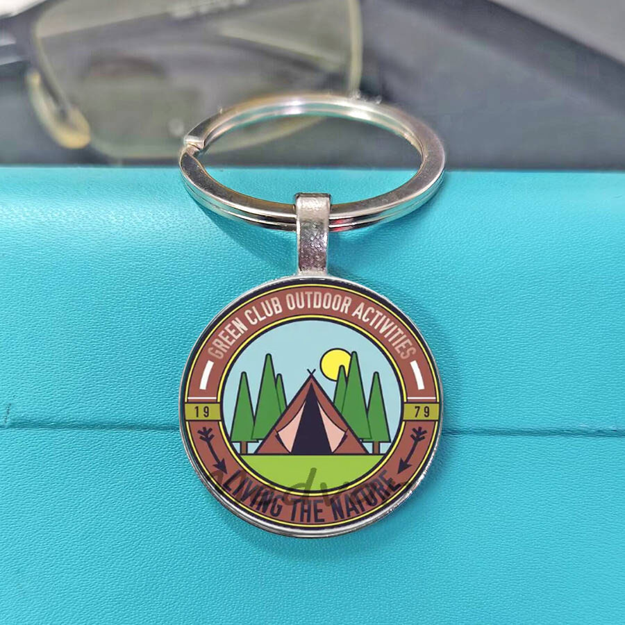 Camping Adventure Glass Keycha - огляд і ціна Outdoor Adventure Enthusiast