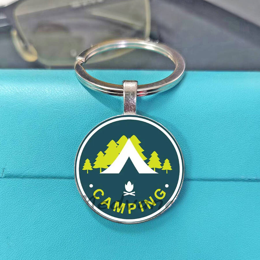 Camping Adventure Glass Keycha - огляд і ціна Outdoor Adventure Enthusiast