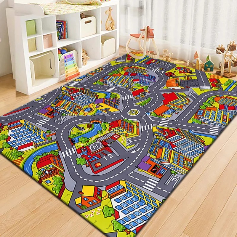 Colorful Kids City Map Play Ma - огляд і ціна Outdoor Adventure With Kids