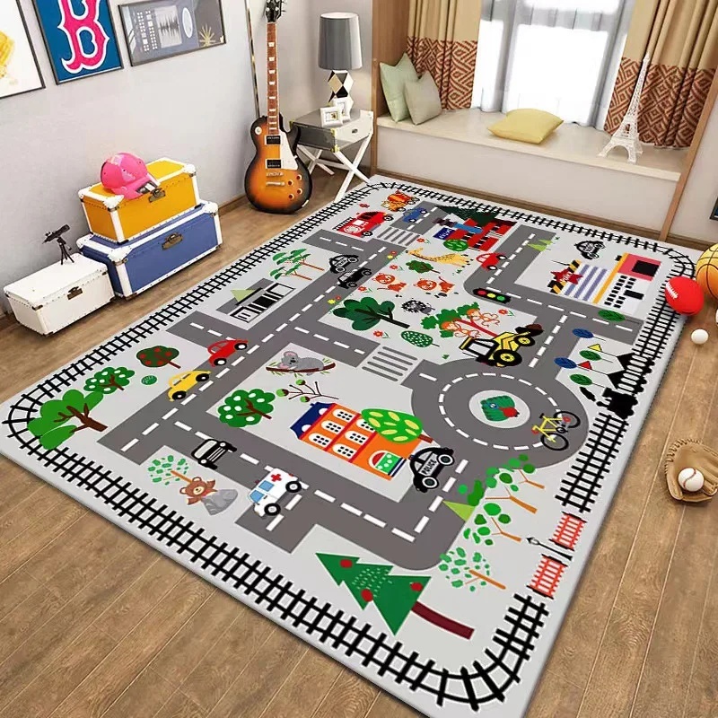 Colorful Kids City Map Play Ma - огляд і ціна Outdoor Adventure With Kids