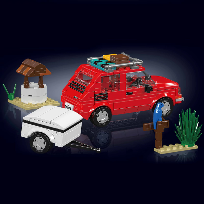 Mould King Mini Car 126P Outdo - огляд і ціна Outdoor Adventure With Kids