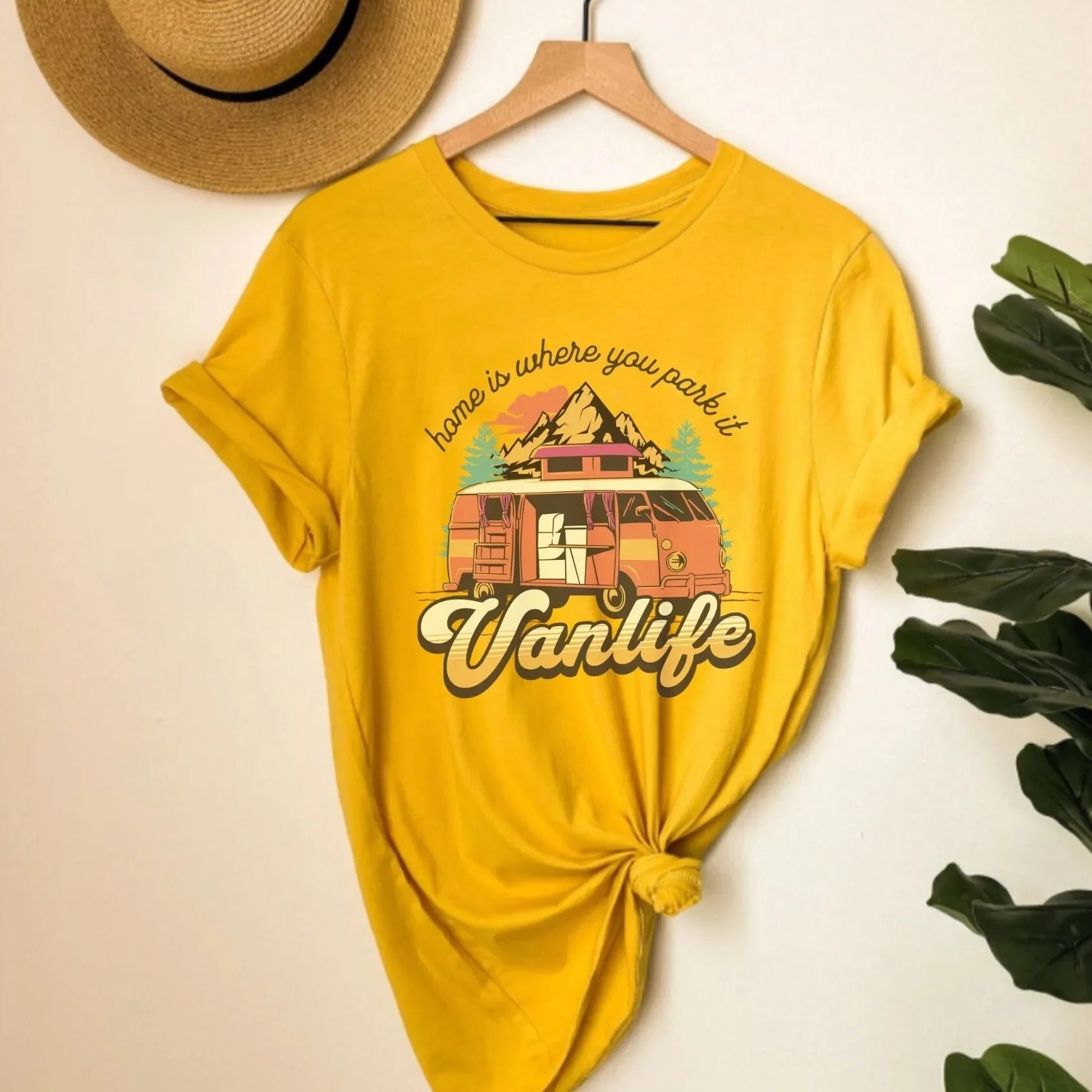 Vanlife T Shirt Van Camping Ad - огляд і ціна Outdoor Adventure Girls